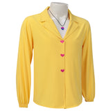 Kpop Demon Hunters Saja Boys Demon Outfit Romance Cosplay Costume Yellow Suit Becostume