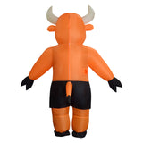 Adult Angry Bull Inflatable Costume with Horns For Halloween Cosplay Becostume