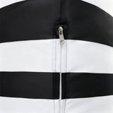 Inflatable Worm Funny Costume Halloween Party White Black Striped Blow-up Adult Suit Becostume