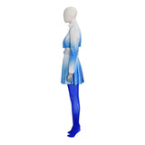 Descendants The Rise of Red Chloe Cosplay Costume Gradient Blue Halloween Outfit Becostume