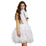 White Chicks White Flamingo Cosplay Costume Women Halloween Party Fancy Dress Becostume