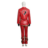 Descendants 5 Red Cosplay Costume Princess Red Leather Halloween Outfit Becostume