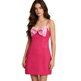 Legally Blonde Elle Woods Replica Cosplay Costume Pink Dress With Bow Outfit Becostume