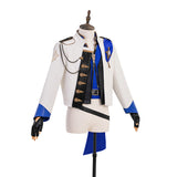 Final Fantasy XIV Seneschal Prince's Cosplay Costume Blue White Halloween Suit Becostume