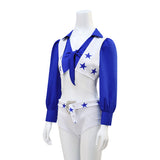 Star Cowboy Cheerleader Costume Women High School Cheerleading Uniform Becostume