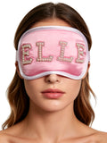 Legally Blonde Elle Pearl Rhinestone Sleep Pink Eye Mask Party Suit Becostume