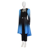 Descendants Wicked Wonderland Evil Cosplay Costume Black Blue Gradient Outfit Becostume