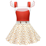 Zombies 4 Kids Nova Cosplay Costume White Uniform Halloween Outfit Becostume