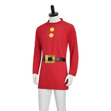 The Seven Grumpy Dwarfs Cosplay Costume Snow White Seven Dwarfs Red Halloween Suit