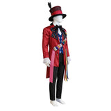 Mad Hatter Cosplay Costume Alice in Wonderland With Hat Halloween Outfit Becostume