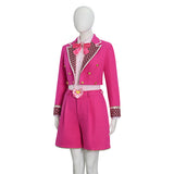 Descendants 5 Pink Hearts Cosplay Costume Princess Pink Costume Halloween Outfit Becostume