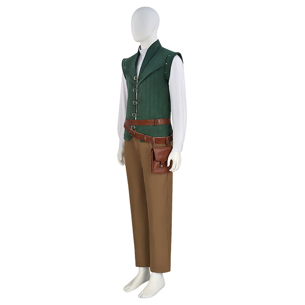 Flynn Rider Cosplay Tangled Prince Costume Flynn Vest Halloween Carniv ...