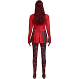 Descendants Wicked Wonderland 5 Red Cosplay Costume Red Jumpsuit Becostume