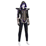 Apex Legends Ash Laced Lethality Skin Cosplay Costume Ash Black Suit Becostume