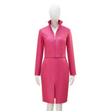 Legally Blonde Adult Elle Woods Cosplay Costume Pink Dress Halloween Outfit Becostume