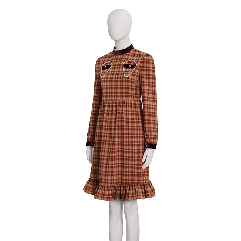Becostume Esther Orphan Cosplay Costume Brown Dress Halloween Horrible