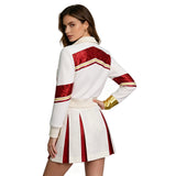 Zombies Nova Cosplay Costume Cheerleader Outfit with Wristband Halloween Outfit Becostume