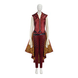 Descendants 5 Dark Wonderland Red Queen Cosplay Costume Red Princess Halloween Outfit Becostume
