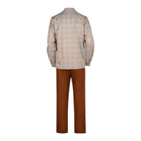Stranger Things Will Byers Cosplay Costume Checkered Set Party Suit Becostume