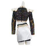 Kpop Demon Hunters Zoey Cosplay Costume Golden Black Dance Outfit Kids Adult Becostume