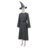 Gandalf Costume Adult Wizard Costume Mens Gray Lord Rings Cosplay Suit Becostume