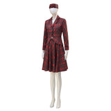 Christmas Women's Vintage Dress Christmas Holiday Bethany Aunt Christmas Red Outfit Becostume