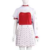 Zombies 4 Women Kids Nova Cosplay Costume White Uniform Halloween Outfit Becostume