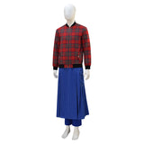 15th Doctor Ncuti Gatwa 2025 New Season Cosplay Costume Doctor Who Red Plaid Set