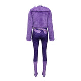 Zoo 2 Movie Gazelle Cosplay Costume Purple Fur Stage Costume Party Suit Becostume