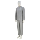 Austin Powers: International Man of Mystery Evil Doctor Cosplay Costume Silver Sequins BEcostume
