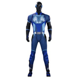 The Boys S5 A-train Cosplay Costume Blue Halloween Jumpsuit  Becostume