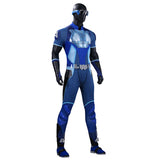 The Boys S5 A-train Cosplay Costume Blue Halloween Jumpsuit  Becostume