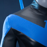 Dick Grayson Nightwing Cosplay Costume Nightwing Leather Jumpsuit Becostume