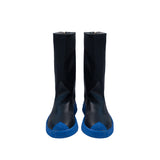 Dick Grayson Nightwing Cosplay Costume Nightwing Leather Jumpsuit Becostume