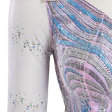 Wicked For Good Glinda Fairy Purple Cosplay Costume Prom Dress Halloween Outfit Becostume