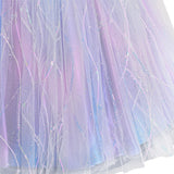 Wicked For Good Glinda Fairy Purple Cosplay Costume Prom Dress Halloween Outfit Becostume
