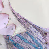 Wicked For Good Glinda Fairy Purple Cosplay Costume Prom Dress Halloween Outfit Becostume