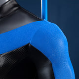 Dick Grayson Nightwing Cosplay Costume Nightwing Leather Jumpsuit Becostume