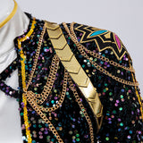 Kpop Demon Hunters Rumi Cosplay Cstume Golden Black Dance Outfit Becostume
