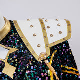 Kpop Demon Hunters Zoey Cosplay Costume Golden Black Dance Outfit Becostume