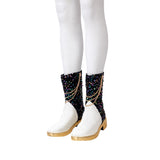 Kpop Demon Hunters Mira Cosplay Costume Golden Black Dance Outfit Kids Adult Becostume