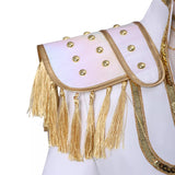 Kpop Demon Hunters Mira Cosplay Costume White Dance Halloween Outfit Becostume