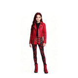 Descendants Wicked Wonderland 5 Red Cosplay Costume Red Jumpsuit Becostume