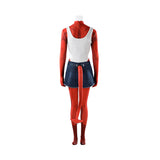 Dispatch Malevola Cosplay Costume Red Jumpsuit Halloween Female Outfit Becostume