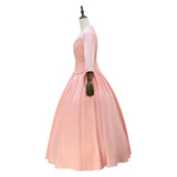 Wicked Witch 2 Glinda Pink Cosplay Costume Halloween Pink Dress Suit BEcostume