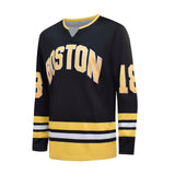 Happy Gilmore #18 Jersey Boston Cosplay Costume Yellow Suit Who Cosplay Becostume