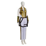 Masters of the Universe Teela Cosplay Jumpsuit White Gold Combat Outfit Becostume