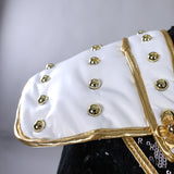 Kpop Demon Hunters Zoey Cosplay Costume Black Golden Halloween Huntrix Outfit Becostume
