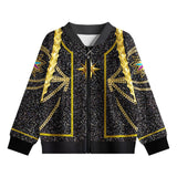 Kpop Demon Hunters Rumi Coat Cosplay Costume Yellow Black Golden Outfit Becostume