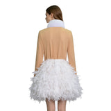 White Chicks White Flamingo Cosplay Costume Women Halloween Party Fancy Dress Becostume